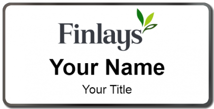 Custom name badges for Finlays Horticulture