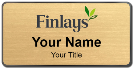 Custom name badges for Finlays Horticulture