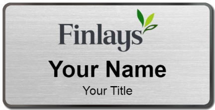 Custom name badges for Finlays Horticulture