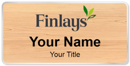 Custom name badges for Finlays Horticulture
