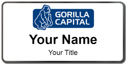 Custom name badges for Gorilla Capital
