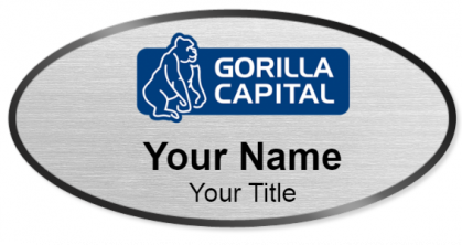 Custom name badges for Gorilla Capital