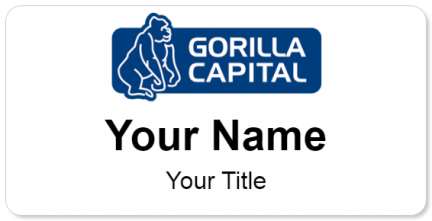 Custom name badges for Gorilla Capital