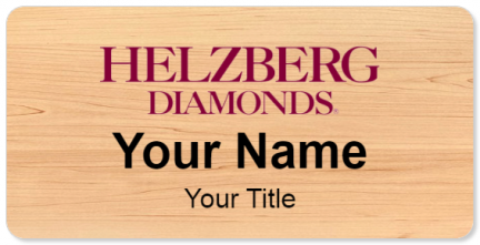 Custom name badges for Helzberg Diamonds
