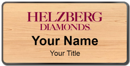 Custom name badges for Helzberg Diamonds