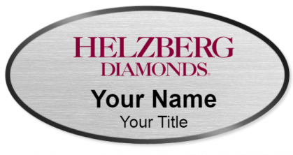 Custom name badges for Helzberg Diamonds