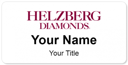 Custom name badges for Helzberg Diamonds