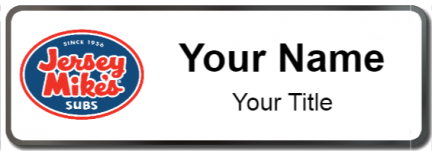 Custom name badges for Jersey Mikes
