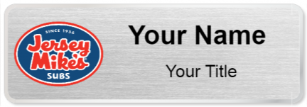 Custom name badges for Jersey Mikes