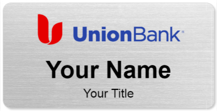 Custom name badges for Union Bank