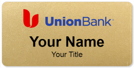 Custom name badges for Union Bank