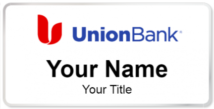 Custom name badges for Union Bank