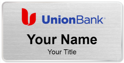 Custom name badges for Union Bank