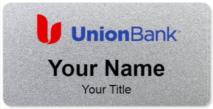 Custom name badges for Union Bank