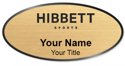 Custom name badges for Hibbett Sports