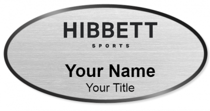 Custom name badges for Hibbett Sports