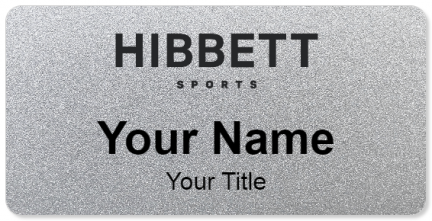 Custom name badges for Hibbett Sports