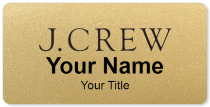 Custom name badges for J CREW