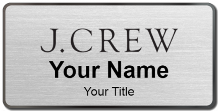 Custom name badges for J CREW