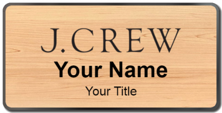 Custom name badges for J CREW