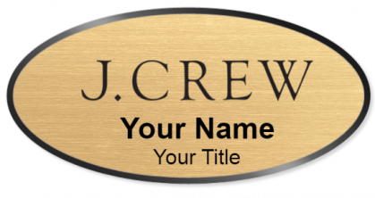 Custom name badges for J CREW
