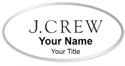 Custom name badges for J CREW
