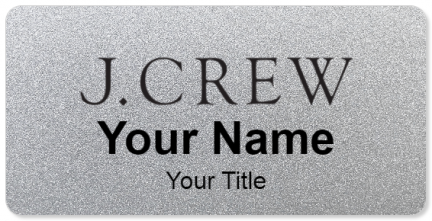 Custom name badges for J CREW