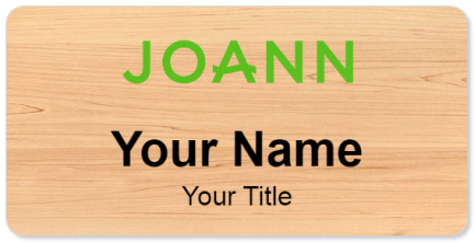 Custom name badges for Joann Fabric and Craft Stores