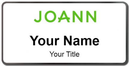 Custom name badges for Joann Fabric and Craft Stores
