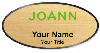 Custom name badges for Joann Fabric and Craft Stores
