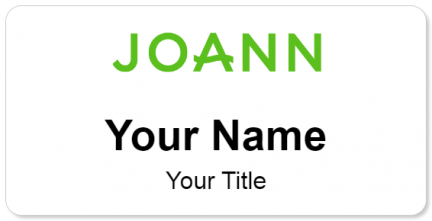 Custom name badges for Joann Fabric and Craft Stores