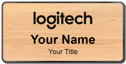 Custom name badges for Logitech