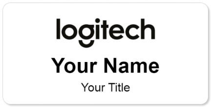 Custom name badges for Logitech
