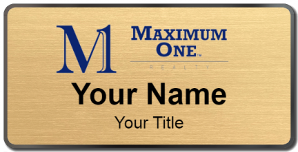 Custom name badges for Maximum One Realty