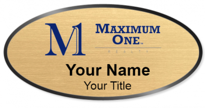 Custom name badges for Maximum One Realty