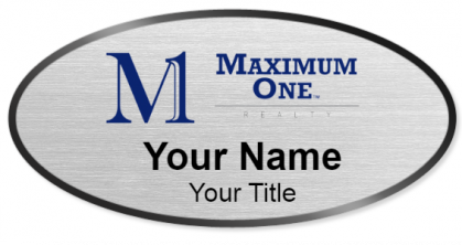 Custom name badges for Maximum One Realty