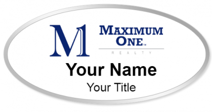 Custom name badges for Maximum One Realty