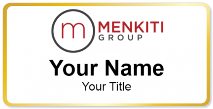Custom name badges for Menkiti Group Real Estate