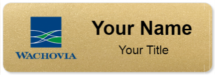 Custom name badges for Wachovia