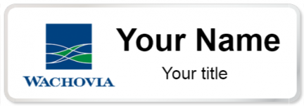 Custom name badges for Wachovia