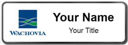 Custom name badges for Wachovia