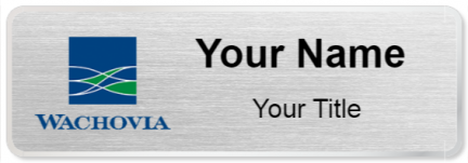 Custom name badges for Wachovia