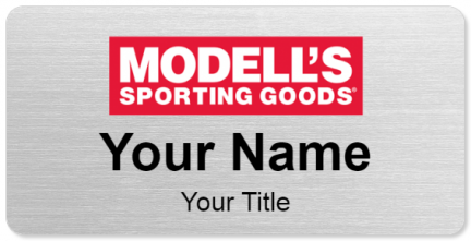 Custom name badges for Modells Sporting Goods