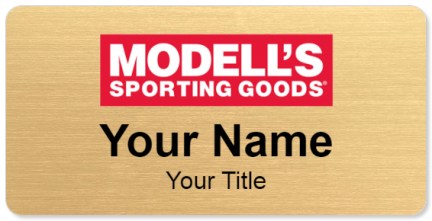 Custom name badges for Modells Sporting Goods