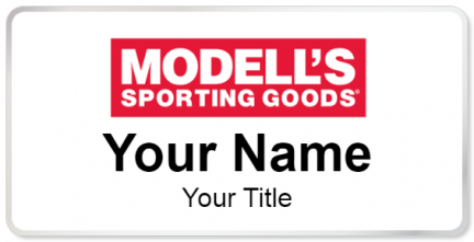 Custom name badges for Modells Sporting Goods