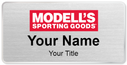 Custom name badges for Modells Sporting Goods