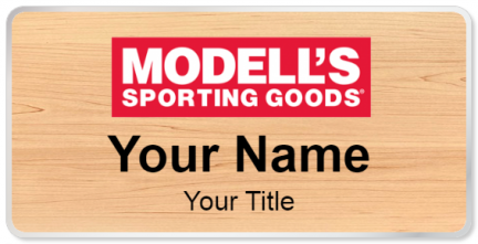 Custom name badges for Modells Sporting Goods