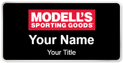 Custom name badges for Modells Sporting Goods