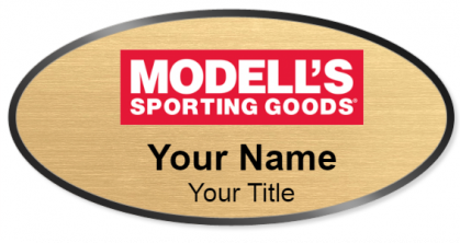 Custom name badges for Modells Sporting Goods