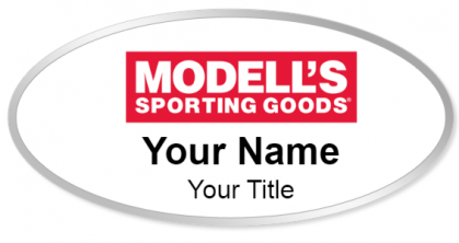 Custom name badges for Modells Sporting Goods